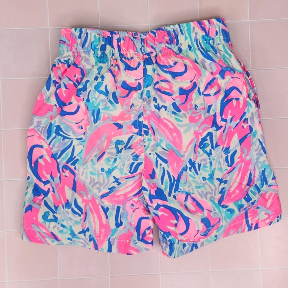 Lilly Pulitzer Swim Trunks in Cosmic Coral/Cracked Up - Picture 3 of 4